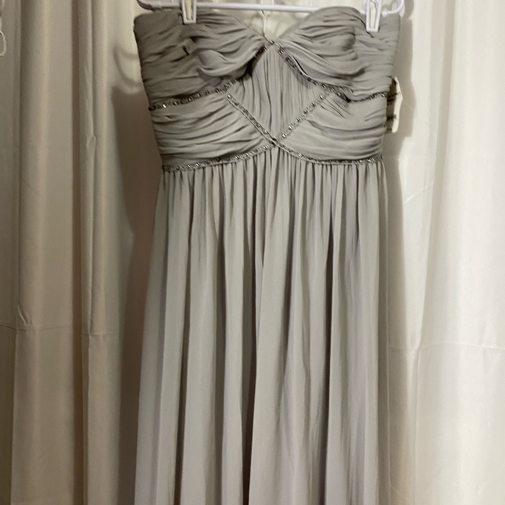 GEORGINA CHAPMAN STRAPLESS SIZE 12 MAXI DRESS WITH BLING - Picture 7 of 9